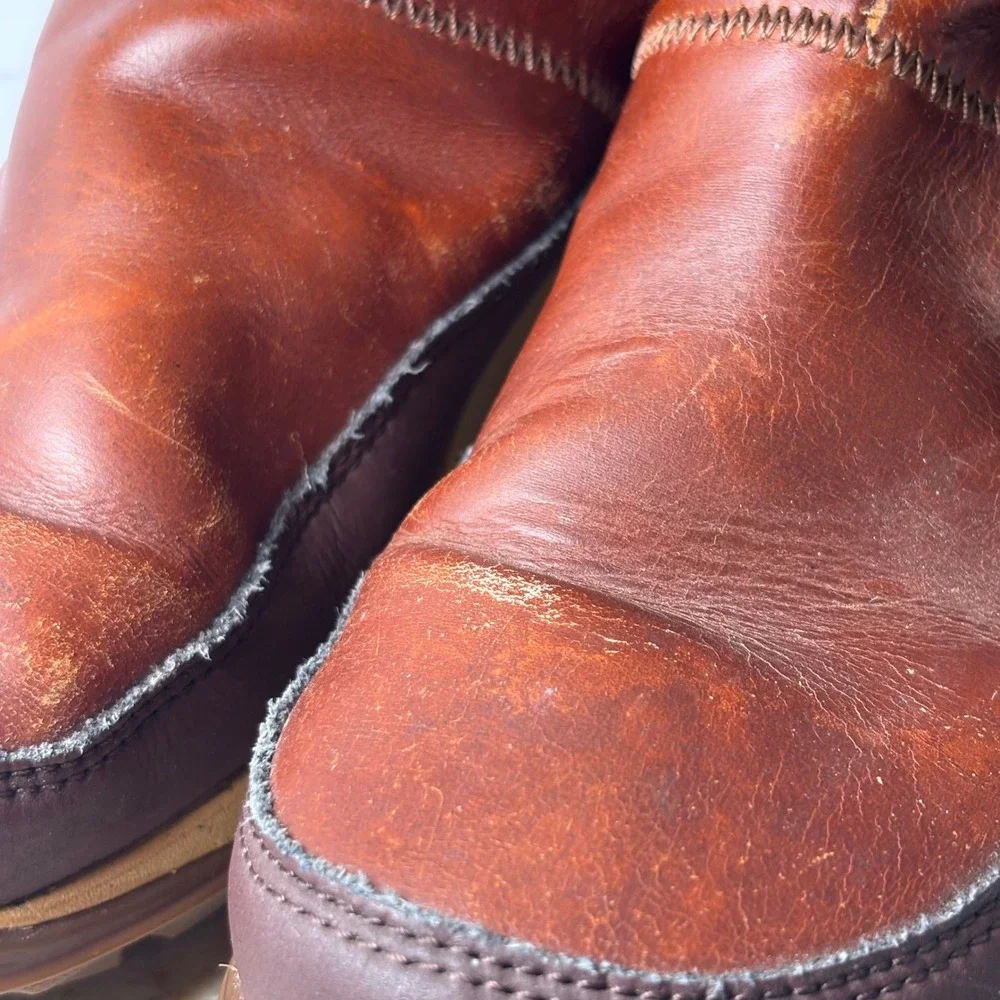 Chaco Borealis MidSpice‎ Women's Leather Fur Lined Winter Boots Size 8